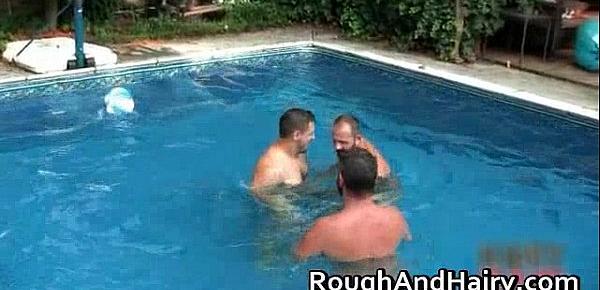  Outdoor threesome gay scene with dudes gay boys